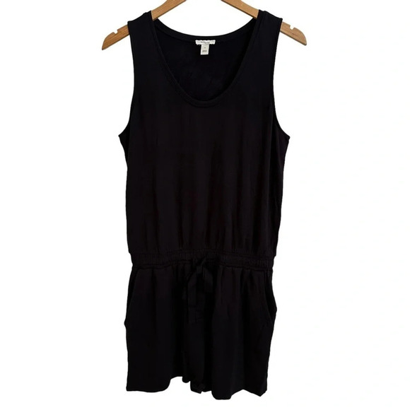 Daily Ritual Pants - NWT Daily Ritual Womens Medium Navy Blue Knit Shorts Romper Tank New Stretchy M‎